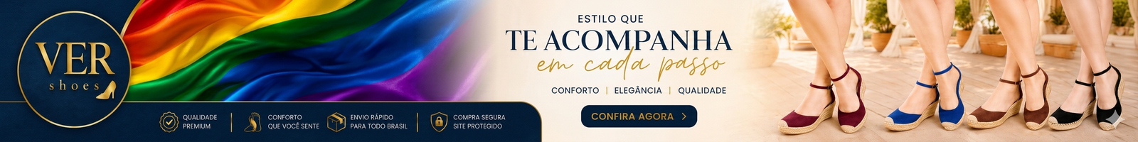 Banner de propaganda Ver Shoes